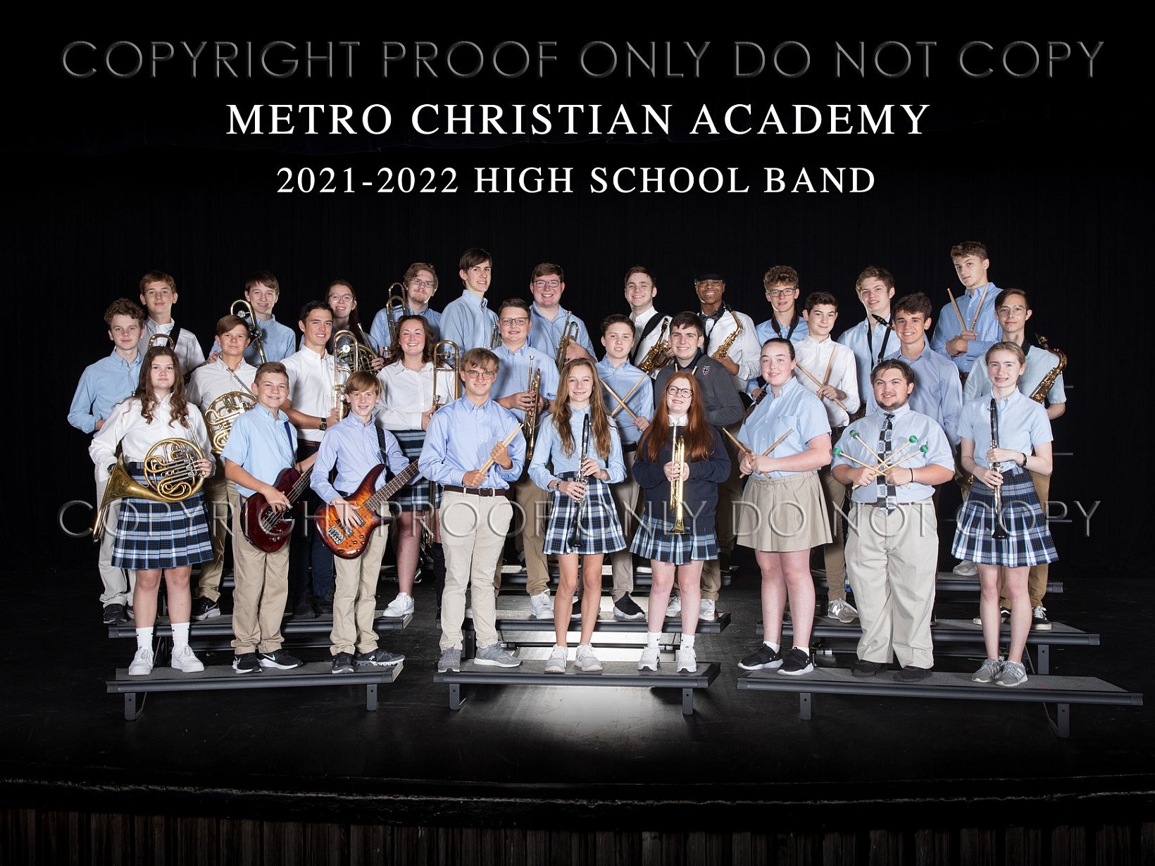 Metro Christian HS and MS Bands