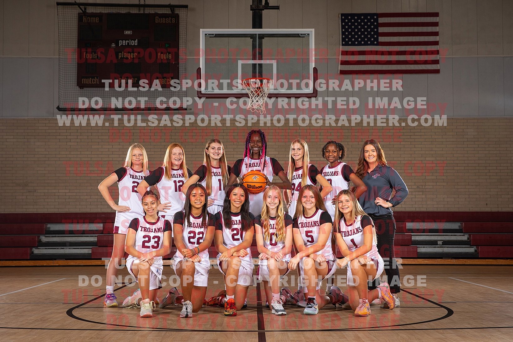 Jenks Basketball - 8th Grade Girls (Late Orders - Digital Only)