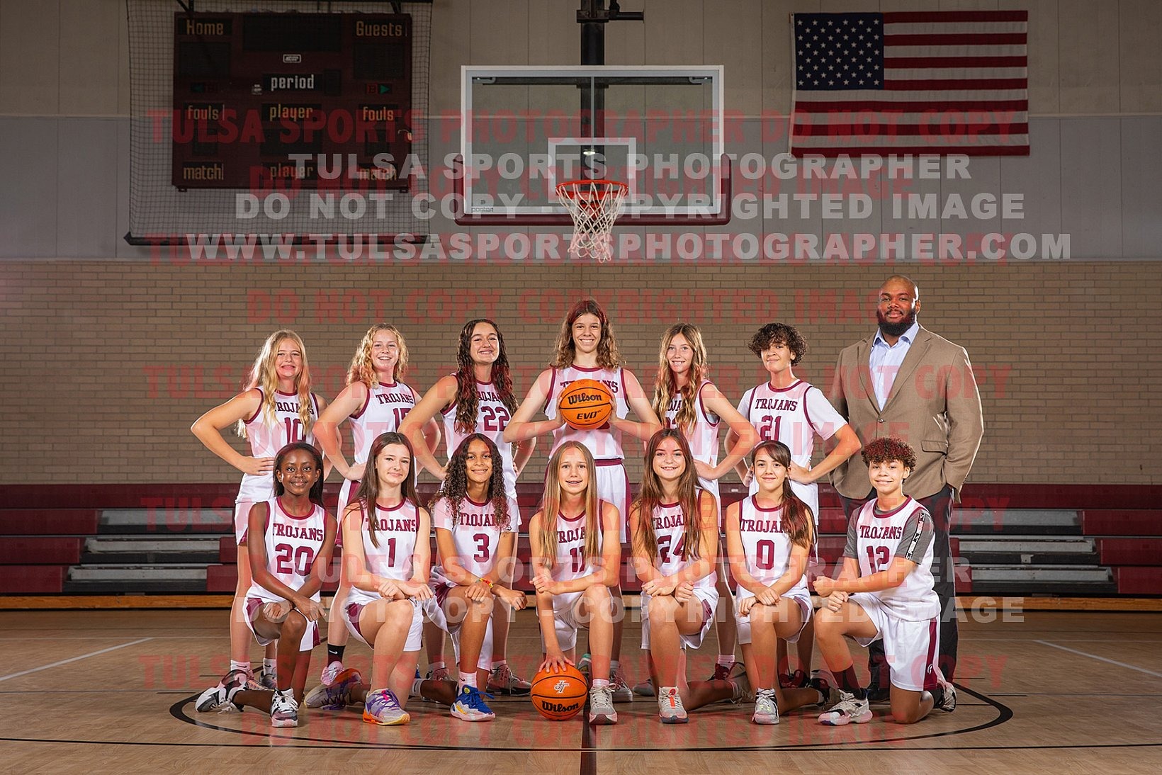 Jenks Basketball - 7th Grade Girls (Late Orders - Digital Only)