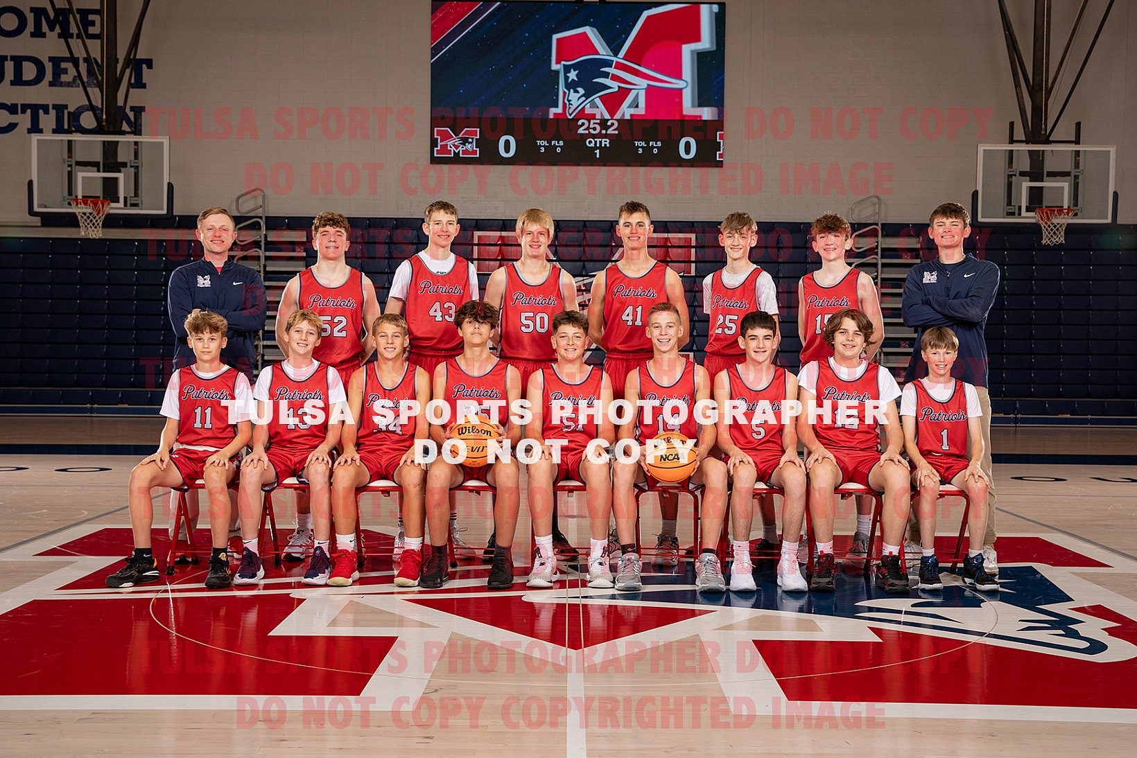 Metro Christian Basketball - Boys Middle School (Late Orders/Digital Only)